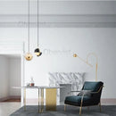 Ljojo Nordic Minimalist Ball Chandelier - Creative Personalized Kitchen Bedroom Lighting