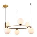 Luxury Led Pendant Light Glass Chandelier - Nordic Magic Bean for Dining Room by Ljojo