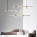 Nordic LED Pendant Light Clear Glass Kitchen Dining Bedroom Fixture by Ljojo