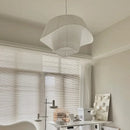 Nordic Creamy Style Fabric Pendant Lamps for Bedroom Decor by Ljojo