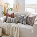Chenille Striped Pillowcase Cojines by Ljojo for Light Luxury Decor in Living Room