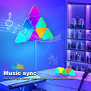 LED Triangular Quantum Lamp RGB Smart Tuya APP Sound Pickup Rhythm Atmosphere Light for Game Room by Ljojo