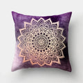 Ljojo Mandala Pattern Polyester Cushion Cover for Stylish Home Decor