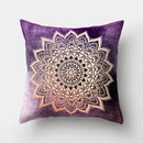 Ljojo Mandala Pattern Polyester Cushion Cover for Stylish Home Decor