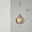 Wabi Sabi Resin LED Chandelier Minimalist Pendant Lamp - for Home Decor by Ljojo