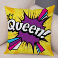 Ljojo Letters Print POP ART Pillowcase - Home Decor Cushion Cover