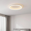 Ljojo LED Circle Ceiling Light: Modern Black Gold Chandelier for Living Room, Bedroom, Kitchen