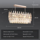 Crystal Villa Chandelier Long Stairway Light Luxury Modern Ljojo