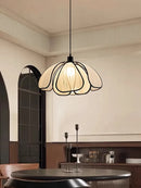 Wabi Sabi Petal Led Pendant Chandelier French Cream Home Decor Lighting by Ljojo