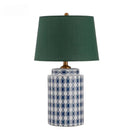 Blue Ceramic Desk Lamp Modern Bedroom Living Room Creative Personality Ljojo Desk Lamp