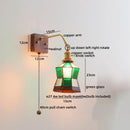 Ljojo LED Wall Sconce Pull Chain Switch Modern Style Nordic Mirror Light Fixtures
