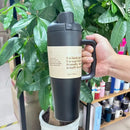 Ljojo 40oz Stainless Steel Vacuum Flask Sport Travel Mug with Handle