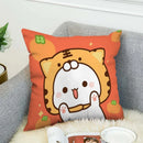 Ljojo Mochi Cat Luxury Cushion Cover Set for Sofa and Bed
