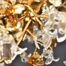 Copper ceiling lamp, crystal bedroom lamp, grand dining chandelier - Ljojo brand