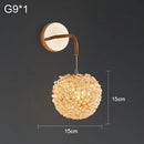 Crystal Ball Wall Lamp Luxury Bedroom Lighting by Ljojo Princess Room Decor Lychee Trendy