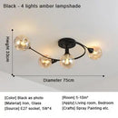 Crystal Glass Ball LED Pendant Chandelier - Modern Minimalist Nordic Art Light by Ljojo