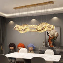 Ljojo Luxury Crystal Chandelier Pendant Light for Dining Room and Living Room