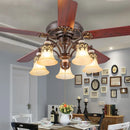 Ljojo 42-Inch Industrial Ceiling Fan with Remote Control