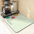 Easter Rabbit Print Kitchen Drying Mat Set by Ljojo
