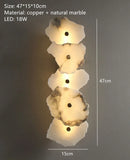 Ljojo Marble LED Wall Sconce - Elegant Home Wall Decor Lighting