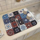 Ethnic Printed Coffee Draining Mat by Ljojo: Super Absorbent & Quick Drying Rug