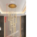 Nordic Ring Crystal LED Chandelier for Luxury Decor by Ljojo