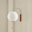 Japanese Style Imitation Silk Swing Arm Wall Lamp for Bedroom Study by Ljojo