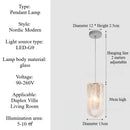 Nordic Cloud Glass LED Pendant Chandelier for Living Room Loft Villa Stylish Home Decoration by Ljojo