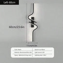 LED Wall Lamp Black 60/80/100cm Indoor Decoration For Bedroom Living Room Sofa - Ljojo