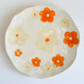 Hand-painted Flower Pattern Coffee Mug Set with Saucers by Ljojo