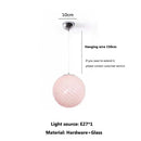 Colorful Bubble Pendant Light Glass Ball Hanging Lamp Dining Living Room Decor by Ljojo