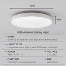 Smart Tuya RGB Ceiling Light with Backlight Bluetooth Control Dimming LED Lamp - Ljojo
