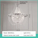 French Luxury Crystal Chandeliers for Living Room Decor by Ljojo