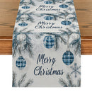 Festive Fir Snowflake Table Runner for Ljojo - Farmhouse & Wedding Decor