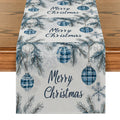 Festive Fir Snowflake Table Runner for Ljojo - Farmhouse & Wedding Decor
