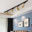 GU10 LED Track Light Rail Modern Gold Ceiling Fixture for Clothing Shop by Ljojo