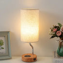 Ljojo LED Desk Lamp with Wireless Phone Charge 3-Way Dimmable USB Rechargeable