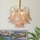 Murano Colorful Glass Petal Chandelier | Country Design LED Lighting by Ljojo