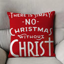 Ljojo Linen Christmas Cushions 45x45 - Modern Home Decor for Living Room and Sofa