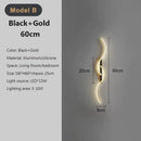 Ljojo LED Wall Light: Modern Long Strip for Bedroom and Living Room