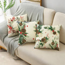 Ljojo Merry Christmas Linen Pillow Case 18*18in