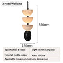 Ljojo Marble Copper Wall Lamp: Modern Minimalist High-End Luxury for Living Room and Hotel Rooms
