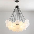 Bubble Led Chandelier Modern Gold Balls Glass Pendant Light for Dining Room by Ljojo