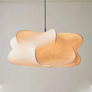 Large Silk Pendant Light Japanese Zen Chandelier for Living Room by Ljojo