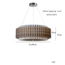 Luxury Crystal Ceiling Chandelier LED - Dimmable Nordic Light Fixture for Modern Room Decoration