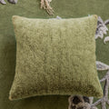 Embroidered Green Cushion Covers 45X45 - Ljojo Plush Throw Pillow for Sofa Décor