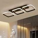 LED Ceiling Light Modern Round Square-shaped for Hallway Bedroom Living Room Luminaires by Ljojo