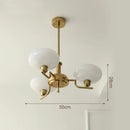 Retro Artistic LED Pendant Light Acrylic Ball for Bedrooms & Living Rooms by Ljojo