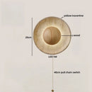 Ljojo LED Wall Lamp: Modern Nordic Style Bedroom Decor with Pull Chain Switch