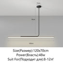 Ljojo LED Pendant Lights: Minimalist Hanging Lamp for Home Indoor Lighting
